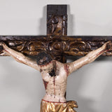 Early 18th C. Spanish Colonial Mexico Crucifix