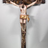 Early 18th C. Spanish Colonial Mexico Crucifix