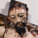 Early 18th C. Spanish Colonial Mexico Crucifix