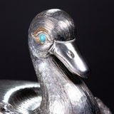 Vintage TANE Mexico Sterling Silver Duck Box