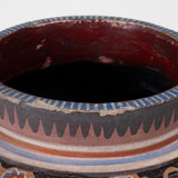 Set of 3 Vintage Tlaquepaque Mexican Aztec Revival Vases