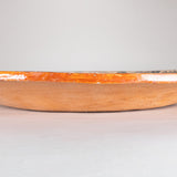 Vintage Tonala Mexican Petatillo Large Charger, 20.25"Dia.