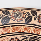 Vintage Tonala Mexican Petatillo Large Charger, 20.25"Dia.