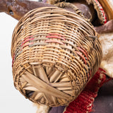 Carmen Carrillo de Antúnez - Woman Carrying Child Mexican Wax Figure with Glass Dome