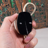 Brass and Green Gemstone Mayan Lamp Box