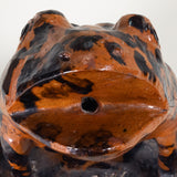 Eulogio Alonso - Barrio de La Luz Mexican Pottery Fountain Frog, Dated 1936