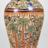 Vintage Mexican Petatillo Pottery Vase