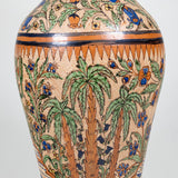 Vintage Mexican Petatillo Pottery Vase