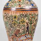 Vintage Mexican Petatillo Pottery Vase