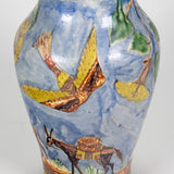 Balbino Lucano attr. - 1920s Mexican Tlaquepaque Vase
