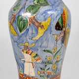 Balbino Lucano attr. - 1920s Mexican Tlaquepaque Vase