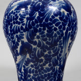 Ysauro Uriarte - Antique Talavera Bird Jar / Vase Puebla, Mexico
