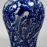 Ysauro Uriarte - Antique Talavera Bird Jar / Vase Puebla, Mexico