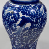 Ysauro Uriarte - Antique Talavera Bird Jar / Vase Puebla, Mexico