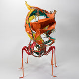 Saulo Moreno Hernandez attr. - Mexican Surreal Folk Art Wire Calavera Bug