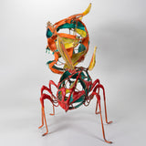 Saulo Moreno Hernandez attr. - Mexican Surreal Folk Art Wire Calavera Bug