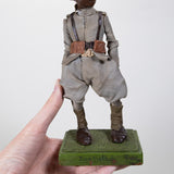 Luis Hidalgo (1901-1986) - "Juan Soldado" Mexican Wax Figure with Glass Dome, Dated 1930