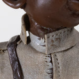 Luis Hidalgo (1901-1986) - "Juan Soldado" Mexican Wax Figure with Glass Dome, Dated 1930