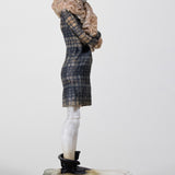 Luis Hidalgo (1901-1986) - "Dama en Invierno" Wax Figure with Glass Dome, C.1920s
