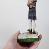 Luis Hidalgo (1901-1986) - "Dama en Invierno" Wax Figure with Glass Dome, C.1920s