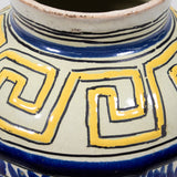 Antique Mexican Talavera Regal Polychrome Vase, C.1900-20s