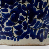Antique Mexican Talavera Regal Polychrome Vase, C.1900-20s
