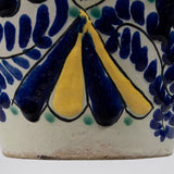 Antique Mexican Talavera Regal Polychrome Vase, C.1900-20s