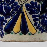 Antique Mexican Talavera Regal Polychrome Vase, C.1900-20s