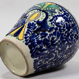 Antique Mexican Talavera Regal Polychrome Vase, C.1900-20s