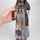 Pantaleon Panduro - Tlaquepaque Limosnas Pottery Figure, C.1900