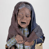 Pantaleon Panduro - Tlaquepaque Limosnas Pottery Figure, C.1900