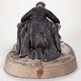 Pantaleon Panduro, attr. - Tlaquepaque c.1900 Nun and Priest Secret Chicken Pottery