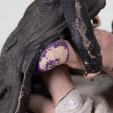 Pantaleon Panduro, attr. - Tlaquepaque c.1900 Nun and Priest Secret Chicken Pottery