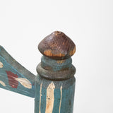 C.1930's Mexican Folk Art  Doll/Child's Chair with Rush Seat