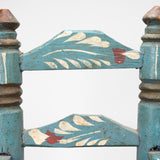 C.1930's Mexican Folk Art  Doll/Child's Chair with Rush Seat