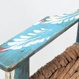 C.1930's Mexican Folk Art  Doll/Child's Chair with Rush Seat