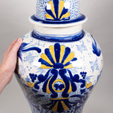 Ysauro Uriarte - Vintage Mexican Talavera Jar with Lid