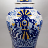 Ysauro Uriarte - Vintage Mexican Talavera Jar with Lid