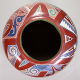 Vintage Tonala Mexican Art Deco Pottery Vase