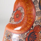 Pair of Monumental Vintage Tonala Mexican Pottery Nagual Jaguars