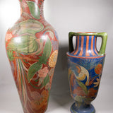 Tall Vintage Tlaquepaque Mexican Vase
