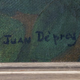 Juan De'Prey (1904-1962) - "El Bano" Oil Painting