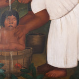 Juan De'Prey (1904-1962) - "El Bano" Oil Painting