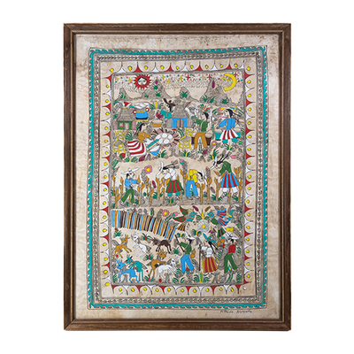 Plasido Ascencio - Amate Painting