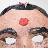 Vintage Guatemalan Wood Carved Patrón Mask