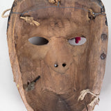Vintage Guatemalan Wood Carved Patrón Mask