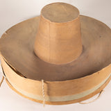 1920's Red Mexican China Poblana Sombrero