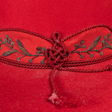 1920's Red Mexican China Poblana Sombrero