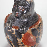 Amado Galvan Family attr. - Rare C.1940s Tonala Mexican Cat Pottery