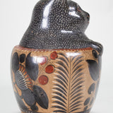 Amado Galvan Family attr. - Rare C.1940s Tonala Mexican Cat Pottery